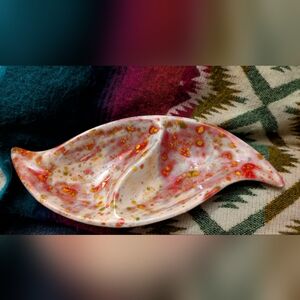 Colorful Speckled Ceramic Dish